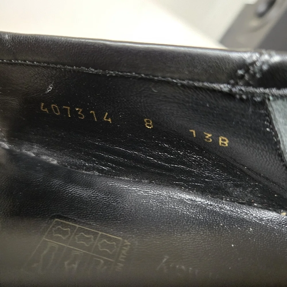 GUCCI BRIXTON Black Leather Horsebit Loafers Gucci 8 Jordaan $1000